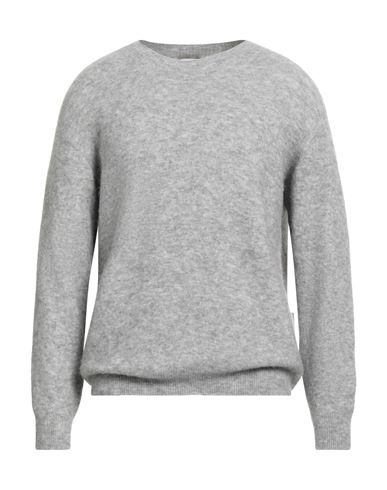 Ten C Man Sweater Grey Size 40 Polyamide, Wool, Alpaca Wool, Elastane In Gray