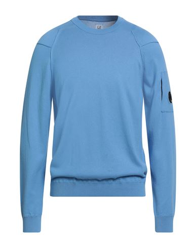 C.p. Company C. P. Company Man Sweater Light Blue Size Xxl Cotton