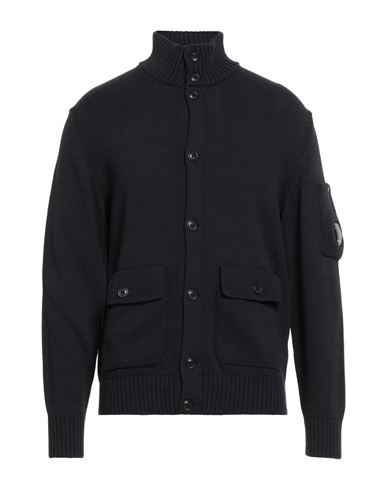 C.p. Company C. P. Company Man Cardigan Midnight Blue Size Xl Cotton