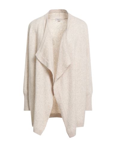 Agnona Woman Cardigan Beige Size L Cashmere, Silk, Polyester In Multi