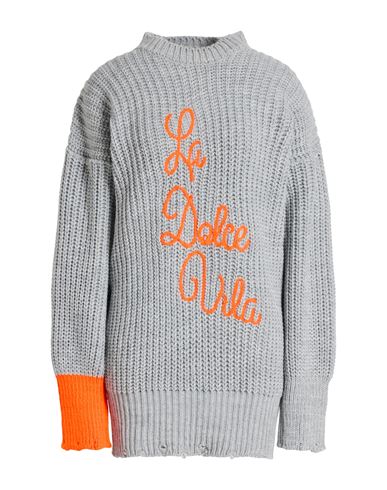 Shopart Woman Sweater Light Grey Size S Acrylic, Polyester In Gray