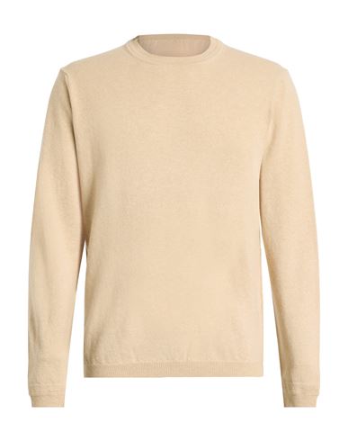 Wool & Co Man Sweater Beige Size Xl Virgin Wool In Neutral