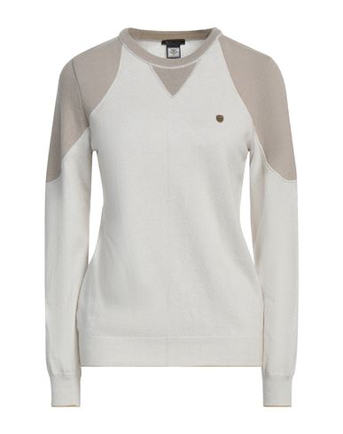 Aeronautica Militare Woman Sweater Off White Size L Viscose, Wool, Polyamide, Cashmere In White