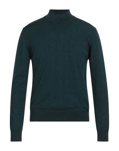 Bellwood Man Turtleneck Green Size 46 Merino Wool In Green