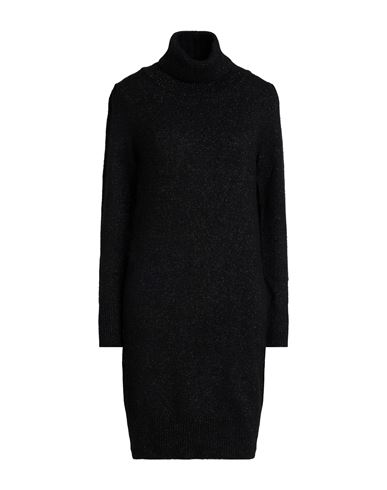 Liu •jo Woman Mini Dress Black Size Xs Acrylic, Polyamide, Wool, Metallic Polyester, Elastane