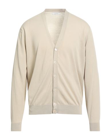 Filippo De Laurentiis Man Cardigan Beige Size 44 Cotton In Neutral