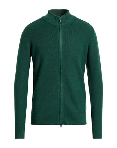Cashmere Company Man Cardigan Green Size 48 Wool, Cashmere