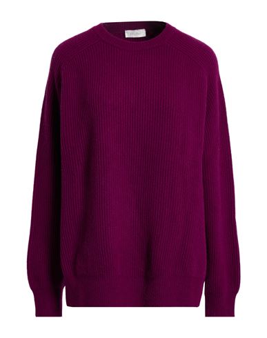 Motel Woman Sweater Plum Size Onesize Wool, Viscose, Polyamide, Cashmere In Purple