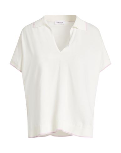 Kangra Cashmere Kangra Woman Sweater White Size M Cotton In White