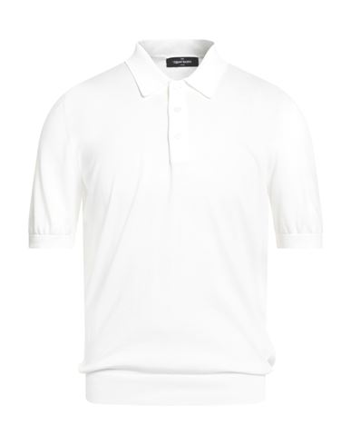 Gran Sasso Man Sweater White Size 40 Cotton In White