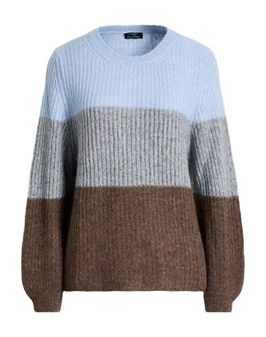 Barba Napoli Woman Sweater Light Blue Size 6 Alpaca Wool, Polyamide, Virgin Wool In Blue