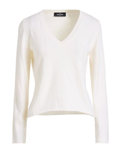 Gran Sasso Woman Sweater Ivory Size 4 Cashmere In Multi