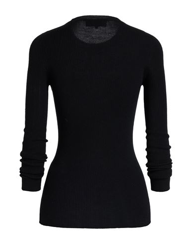 Rochas Woman Sweater Black Size L Virgin Wool In Black