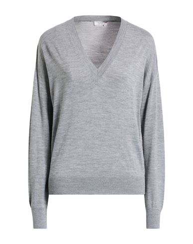 Peserico Woman Sweater Light Grey Size 12 Virgin Wool, Viscose, Polyester In Gray