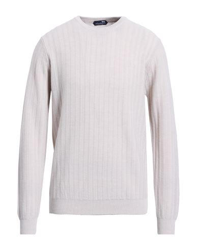 Harmont & Blaine Man Sweater Beige Size L Cotton, Nylon, Alpaca Wool In White