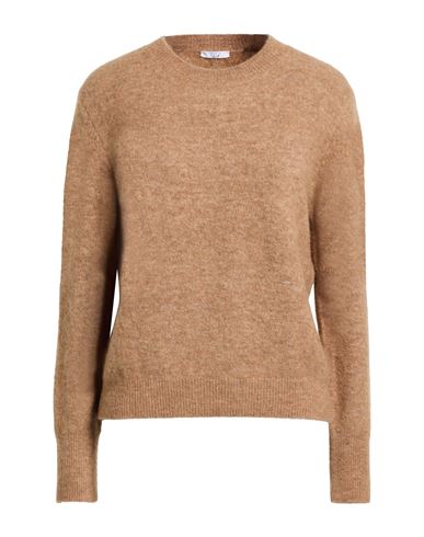 Peserico Easy Woman Sweater Light Brown Size 8 Alpaca Wool, Polyamide, Wool, Elastane In Brown