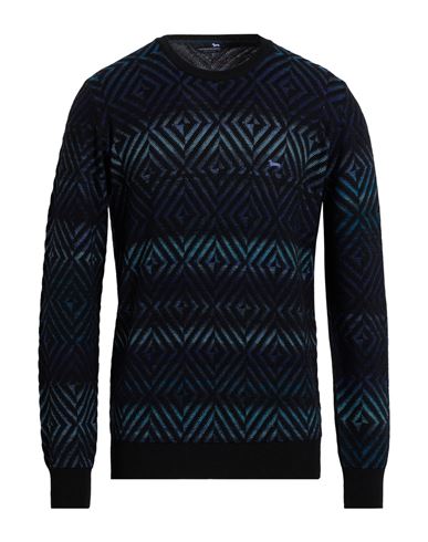 Harmont & Blaine Man Sweater Black Size L Wool, Acrylic, Alpaca Wool In Black