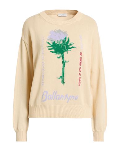 Ballantyne Woman Sweater Beige Size 6 Cotton In Nude