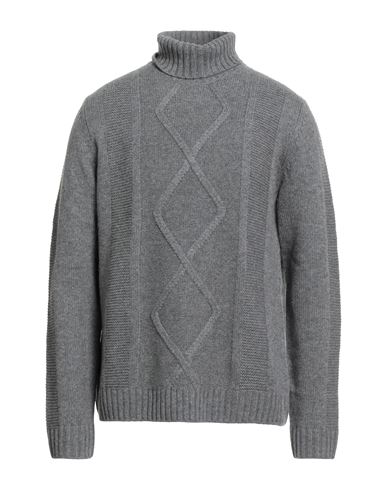 Simon Gray. Man Turtleneck Grey Size Xl Cashmere In Gray