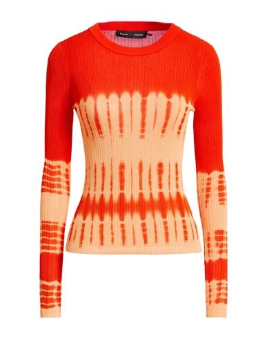 Proenza Schouler Woman Sweater Tomato Red Size L Viscose In Multi