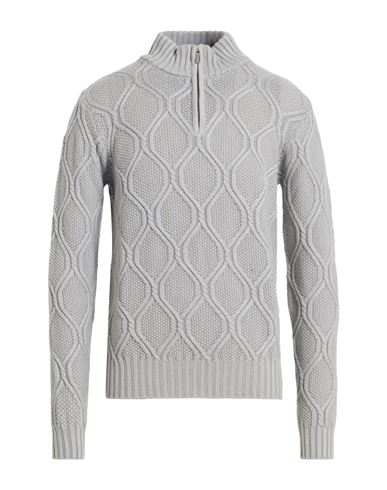 Moorer Man Sweater Grey Size 44 Wool In Gray