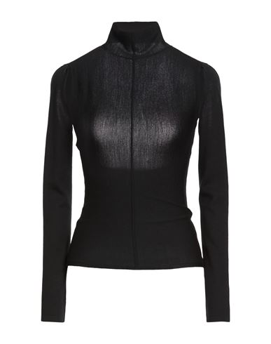 Khaite Woman Turtleneck Black Size S Virgin Wool In Black
