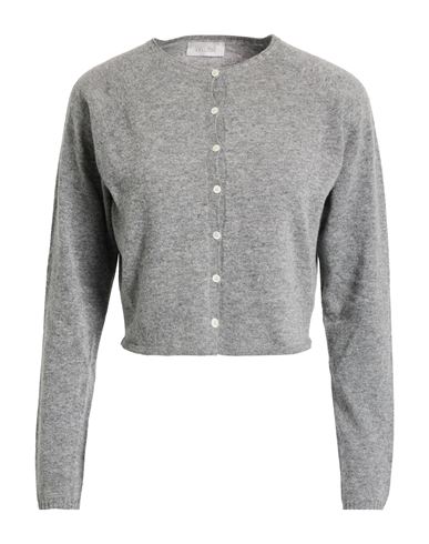 Motel Woman Cardigan Grey Size Onesize Wool, Viscose, Polyamide, Cashmere In Gray