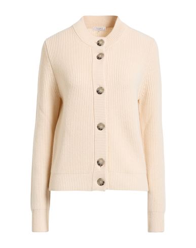 Peserico Woman Cardigan Cream Size 6 Wool, Silk, Cashmere In Neutral