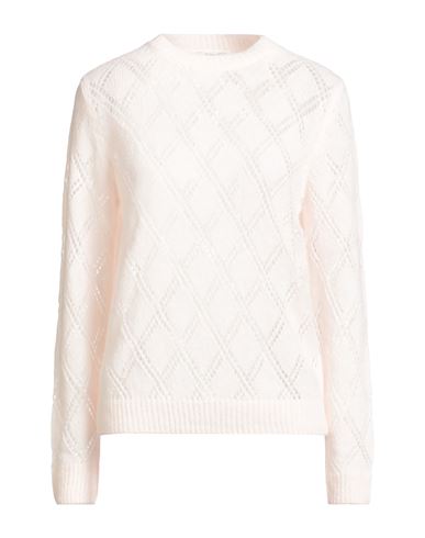 Peserico Woman Sweater Pink Size 6 Alpaca Wool, Polyamide, Merino Wool In Multi