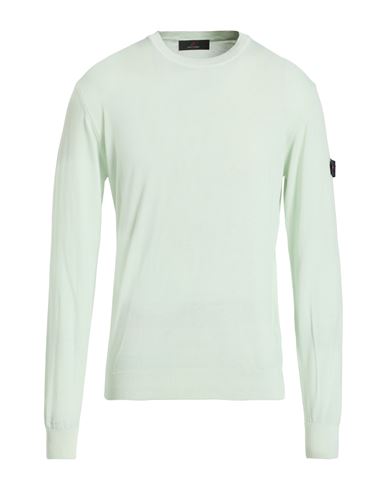 Peuterey Man Sweater Light Green Size Xxl Cotton In Green