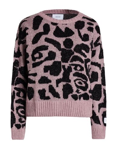 Shoe® Shoe Woman Sweater Antique Rose Size L Acrylic, Polyacrylic, Viscose, Wool In Pink
