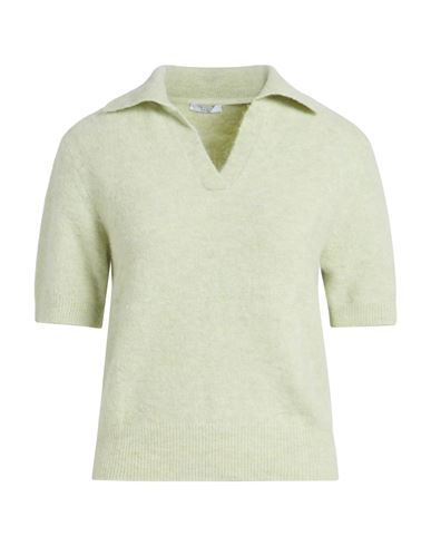Peserico Easy Woman Sweater Light Green Size 6 Alpaca Wool, Polyamide, Wool, Elastane In Green