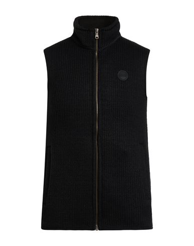 Colmar Man Cardigan Black Size M Polyester, Virgin Wool, Acrylic In Black