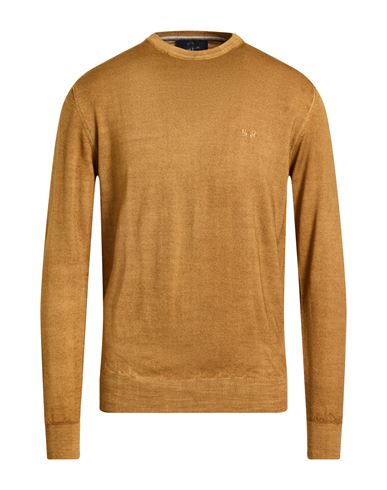 La Martina Man Sweater Camel Size Xxl Wool In Neutral