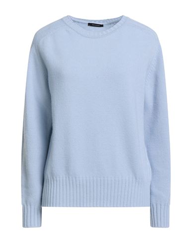 Bellwood Woman Sweater Sky Blue Size L Wool, Cashmere In Blue