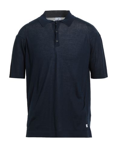 C.p. Company C. P. Company Man Sweater Midnight Blue Size 38 Cotton In Blue
