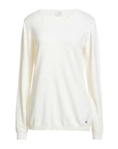 Peuterey Woman Sweater Ivory Size 12 Polyamide, Viscose, Wool, Cashmere In White