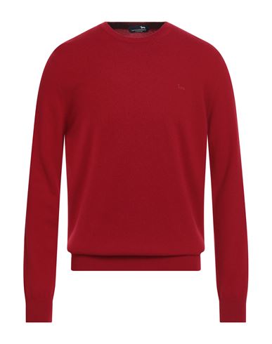 Harmont & Blaine Man Sweater Brick Size L Cashmere In Red