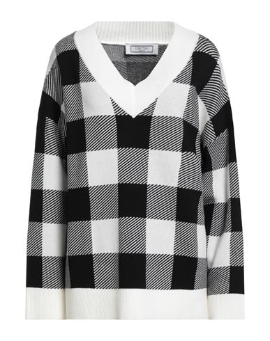 Gretha Milano Woman Sweater White Size Onesize Viloft, Polyester, Wool
