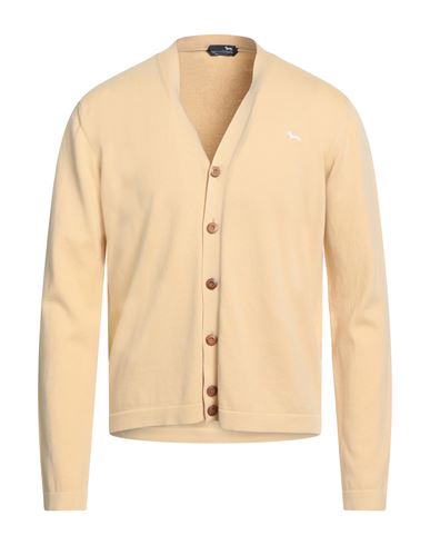 Harmont & Blaine Man Cardigan Sand Size L Wool In Nude