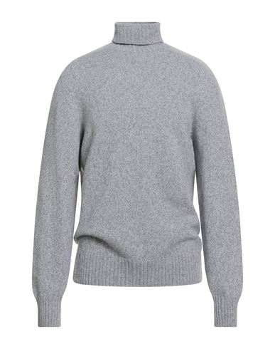 Officine Generale Officine Générale Man Turtleneck Grey Size Xxl Merino Wool, Cashmere In Gray