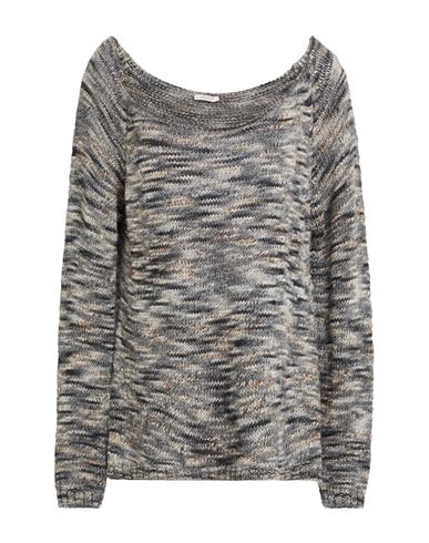 Pho® Firenze Pho Firenze Woman Sweater Grey Size L Acrylic, Wool In Gray