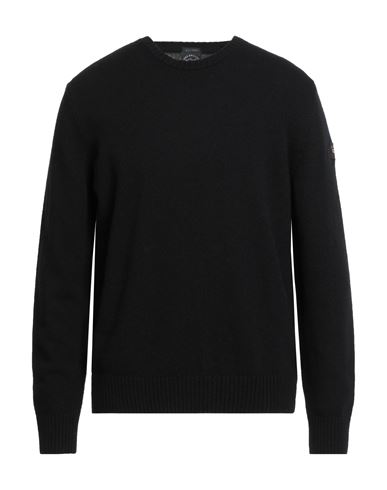 Paul & Shark Man Sweater Black Size Xxl Wool, Nylon In Black