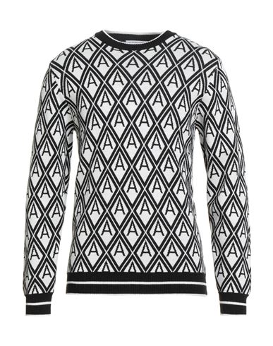 Grey Daniele Alessandrini Man Sweater Black Size 42 Acrylic, Wool In Black