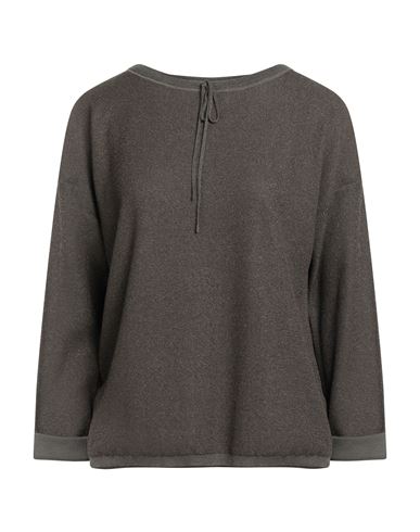 Fabiana Filippi Woman Sweater Military Green Size 4 Cotton, Viscose, Polyester In Multi