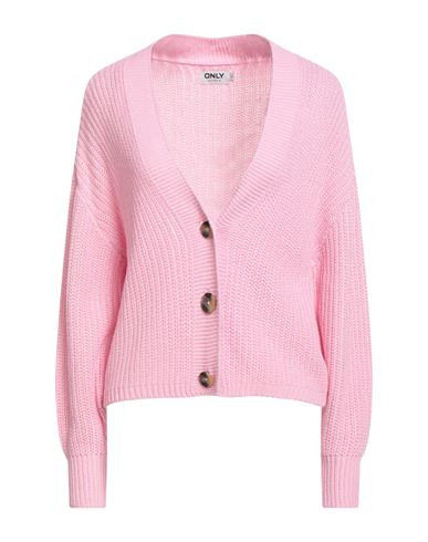 Only Our Story Woman Cardigan Pink Size M Acrylic In Pink