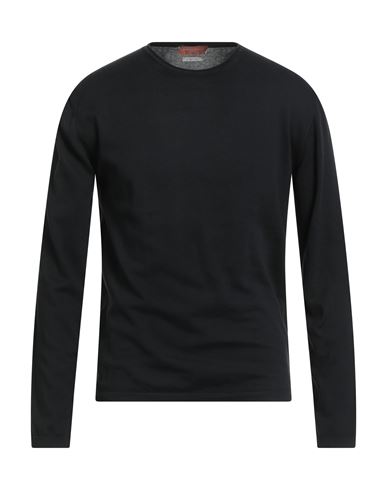 Daniele Fiesoli Man Sweater Black Size L Cotton In Black