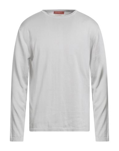 Daniele Fiesoli Man Sweater Light Grey Size L Cotton In White