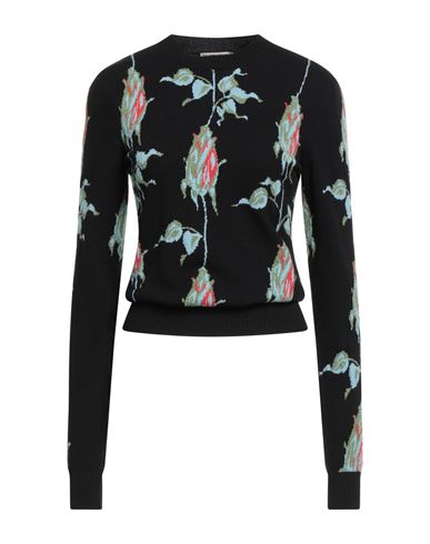 Pucci Woman Sweater Black Size L Wool In Black