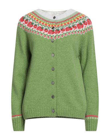 Mackintosh Woman Cardigan Light Green Size L Lambswool In Green